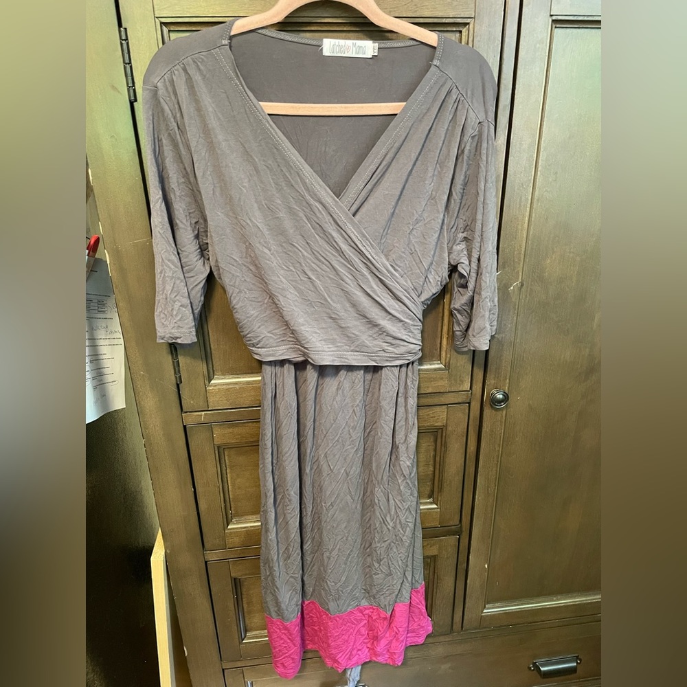 Latched Mama nursing nightgown